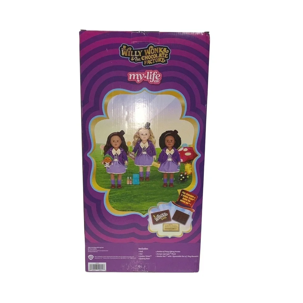 My Life As Willy Wonka And The Chocolate Factory 11‎ Piece Doll Set Dark Skin
